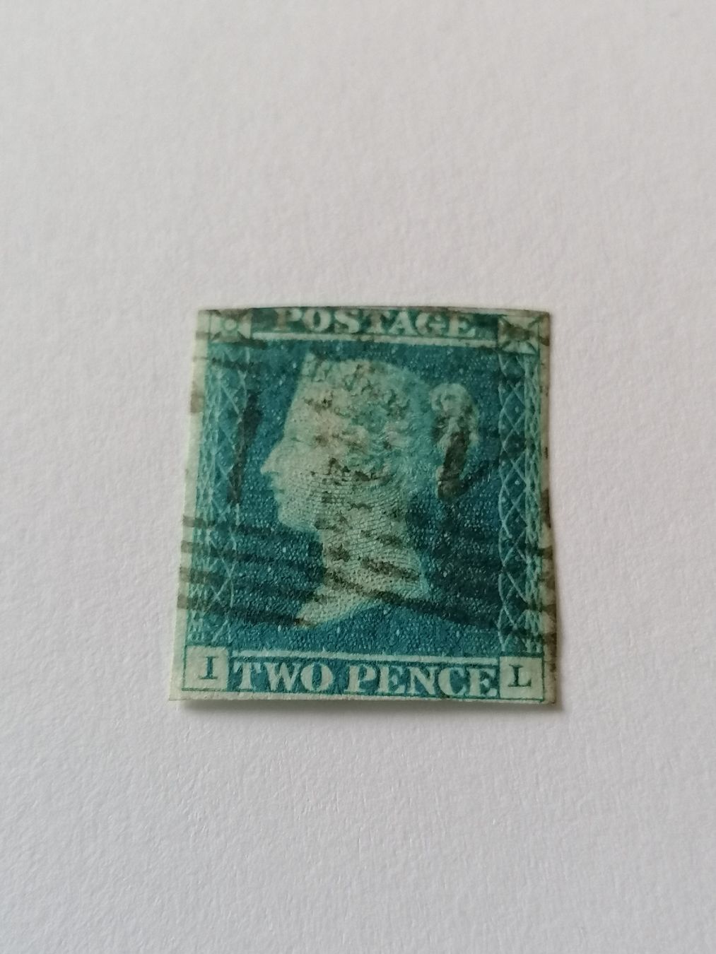 Tous les timbres: Two pence blue 1841, Platte 4  – D'occasion à Happerswil par tschergi