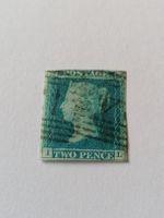Two pence blue 1841, Platte 4 