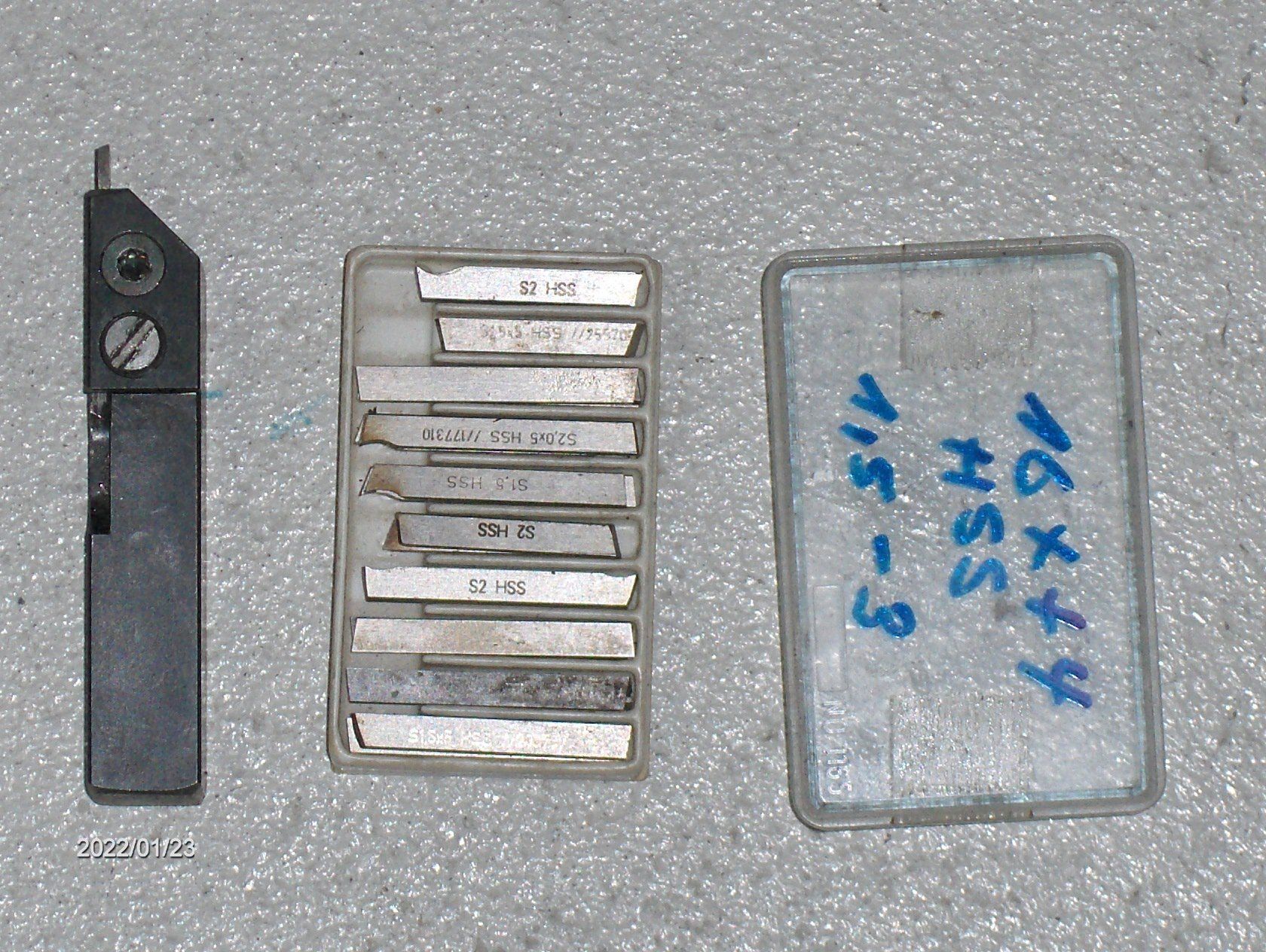 Tutti gli attrezzi: Gew. Drehstahl,Wendeplatten, Abb.1-3 /Abstech Set Einstechen – Usato da Schlattingen venduto da Schmidi50 3