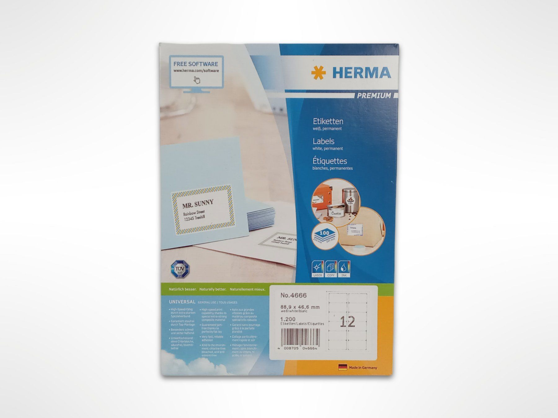 Sticker: HERMA Etiketten Nr. 4666 – Nuovo (secondo la descrizione) da Suhr venduto da Restwert_Suhr
