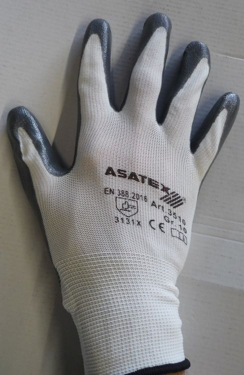 OX-ON Arbeitshandschuhe Summer Grip – 12 Paar, Größe 9, Mit Naturlatex-Beschichtung
