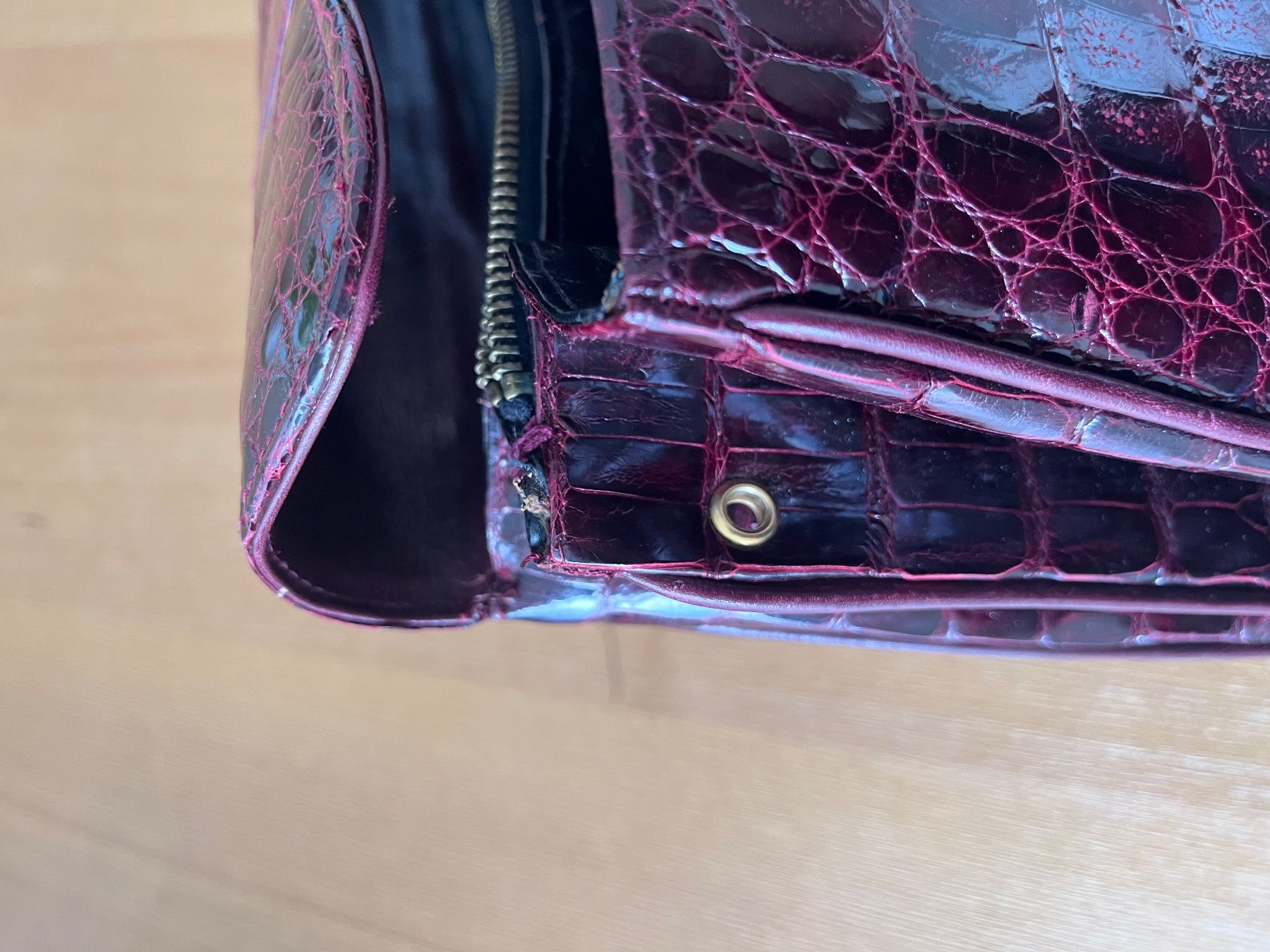 Sacs femmes: Vintage Tasche aus echtem Krokodilleder – D'occasion à Roggwil BE par KarotteV 6