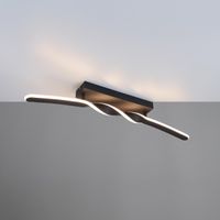 LED Deckenleuchte, Schwarz, 79 cm x 9 cm