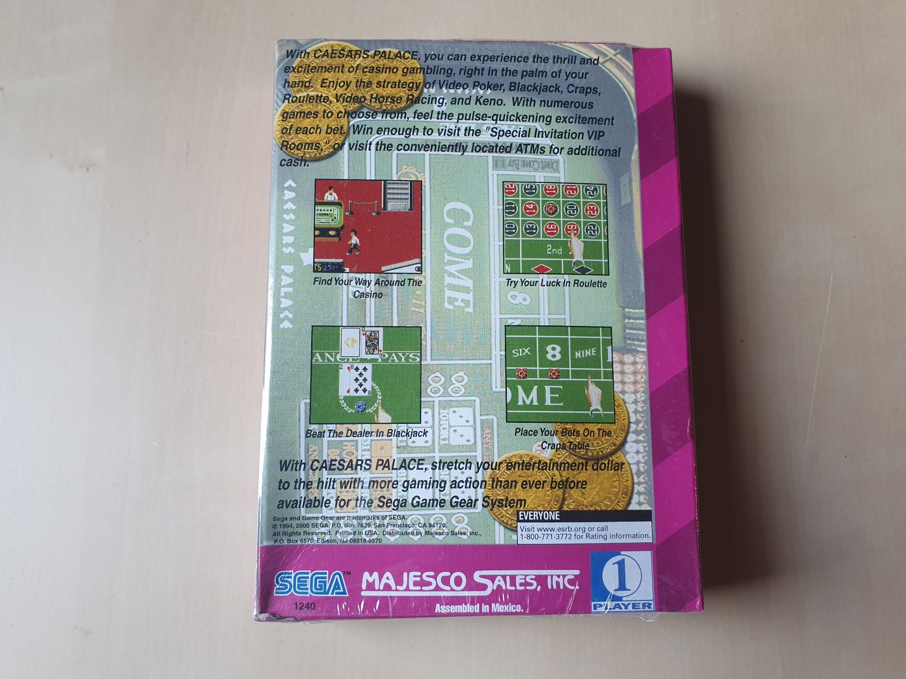 Sega Giochi: Caesars Palace neu und ovp – Nuovo e nell'imballaggio originale da Stansstad venduto da collectorsshop 1