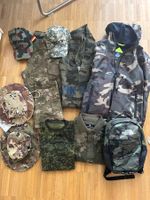 Lot Camouflage Kleider Accessoires meist neu unbenutzt