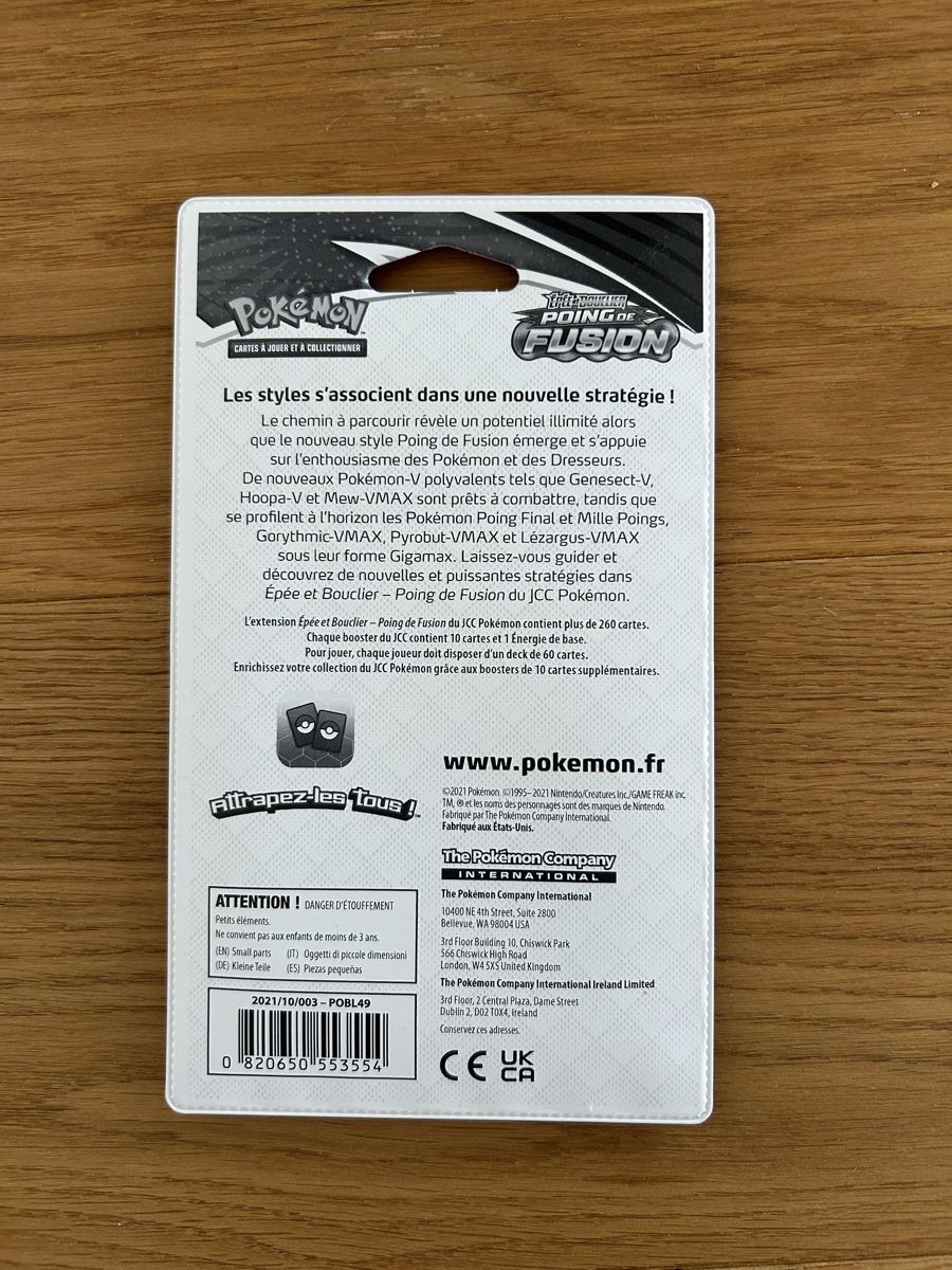 Pokémon Carte collezionabili: Blister poing de fusion – Nuovo e nell'imballaggio originale da Orpund venduto da Americanpickers 1