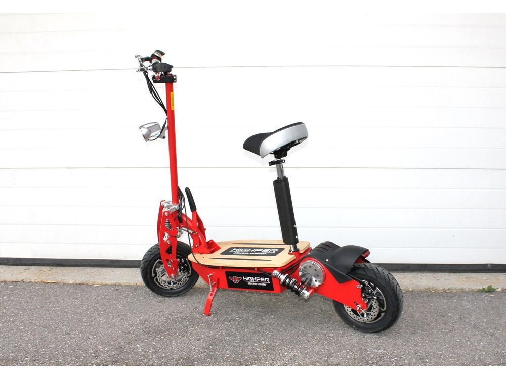 Elektro-Trotti mit 1600 Watt - 48 Volt - in rot ab Fr. 1.00 (Neu und ...