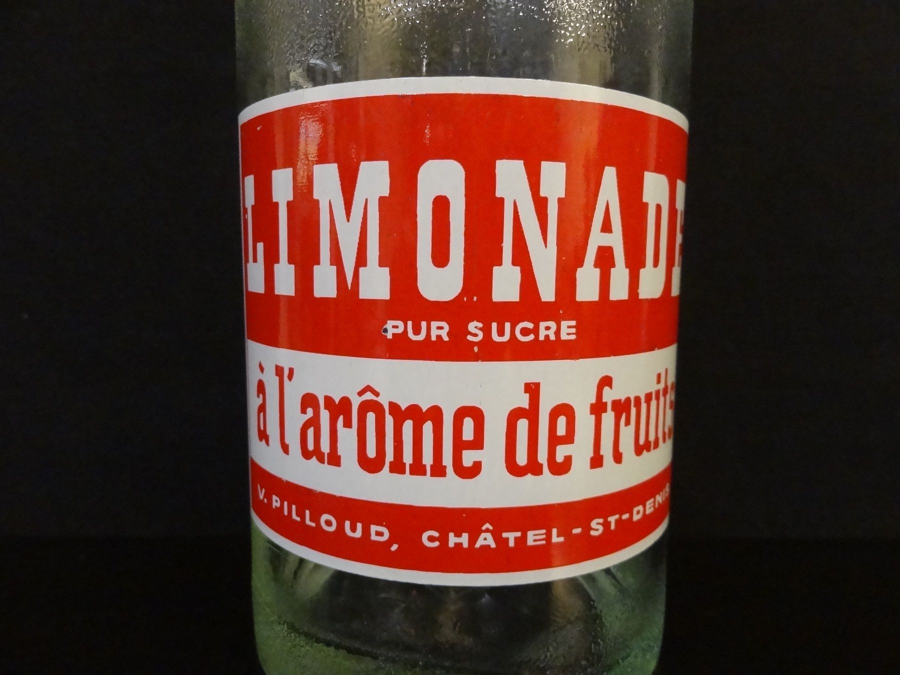 Gläser, Krüge & Flaschen: Flasche LIMONADE PUR SUCRE V. PILLOUD CHÂTEL-ST-DENIS 1962 – Gebraucht aus Kerzers von Flaschenposten 2