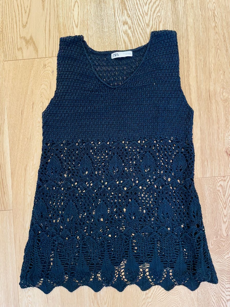 Zara Vestiti: Zara Strickkleid schwarz - Grösse L – Nuovo (secondo la descrizione) da Stansstad venduto da alexandra171080