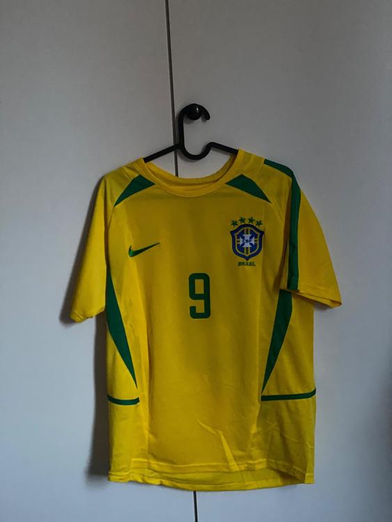 Brasilien Retro Trikot M #9 Ronaldo