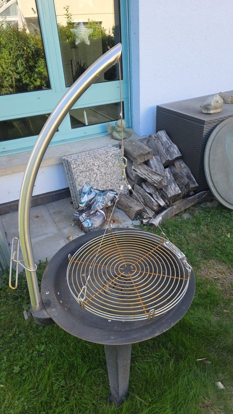 Feuerschale: Tenneker Feuerschale / Schwenkgrill – Gebraucht aus Embrach von Bele9 3