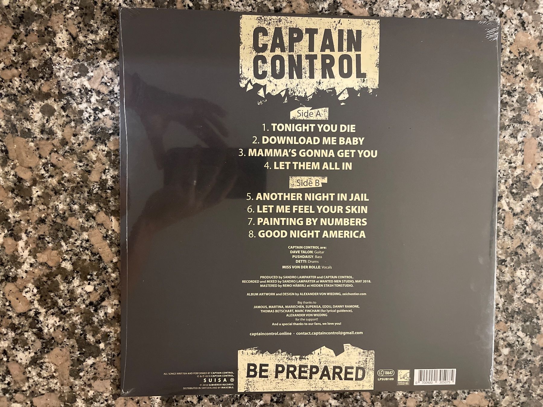 Dischi in vinile: S1541/Captain Control - Be Prepared – Usato da Frutigen venduto da Philippe_jsp 1