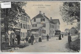 Verrieres - Douanes Suisse - La Frontiere - animee