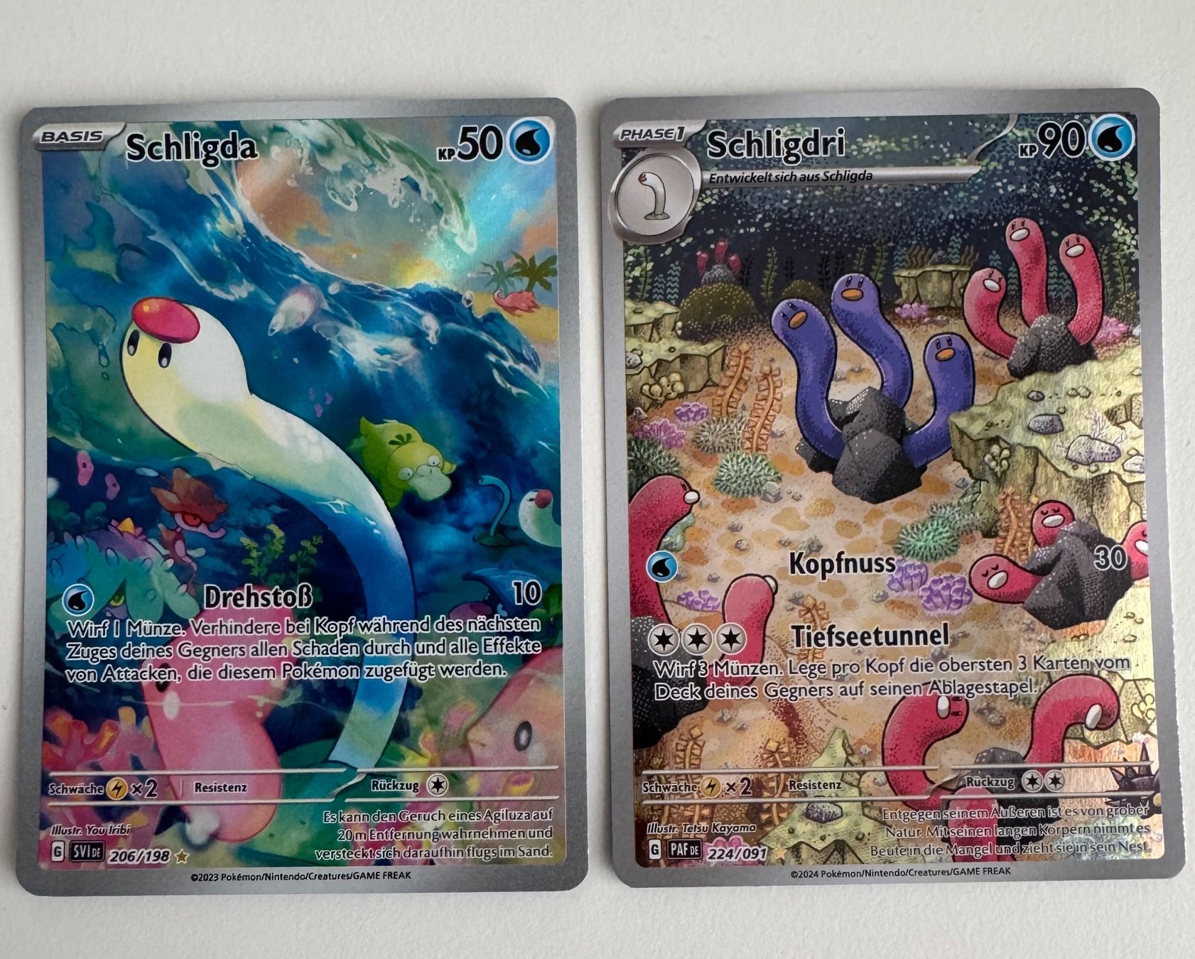 Pokémon Carte collezionabili: Schligda & Schligdri - Illustration Rare - DE – Nuovo (secondo la descrizione) da Gossau ZH venduto da card-art