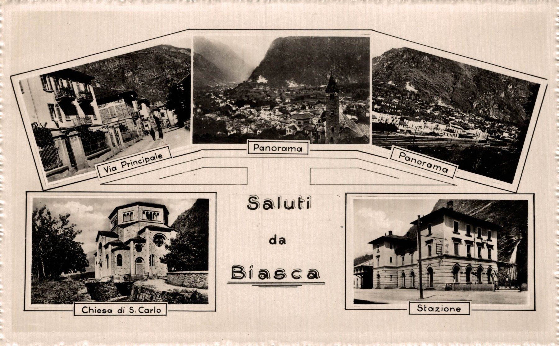 Cartoline postali: Saluti da Bisca – Usato da Bronschhofen venduto da Astore