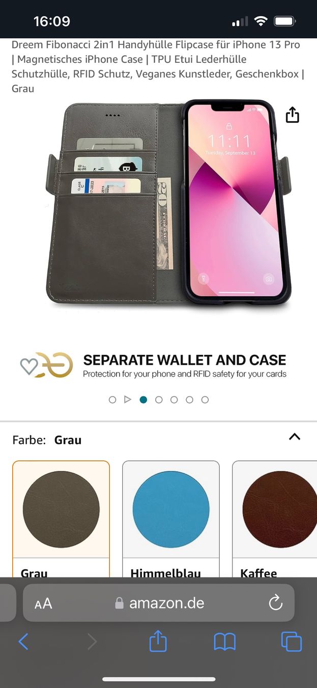 Covers & Schutzfolien: IPhone 13 Pro Hülle Leder – Neu (gemäss Beschreibung) aus Sennwald von Vallhalla1991 1
