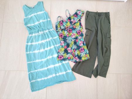Sommer Set, Grösse 140, Kleid, Jumpsuit, Hose, C&A