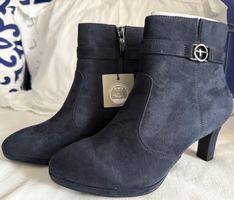 Tamaris Stiefeletten, dunkelblau, Gr. 37
