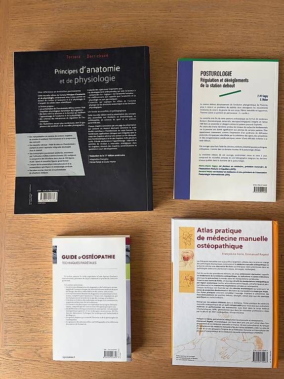 Livres: ANATOMIE / PHYSIOLOGIE / POSTUROLOGIE + OSTÉOPATHIE – D'occasion à Geneve par tigre69 1