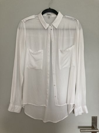 Bershka Bluse weiss, Gr. S