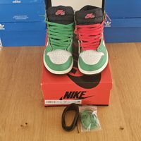 Nike Air Jordan 1 high vert blanc taille 40 w us  8.5