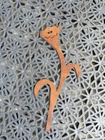 Gartendeko Rost Blume Metall  Vintage/Shabby Chic Stil 23 cm