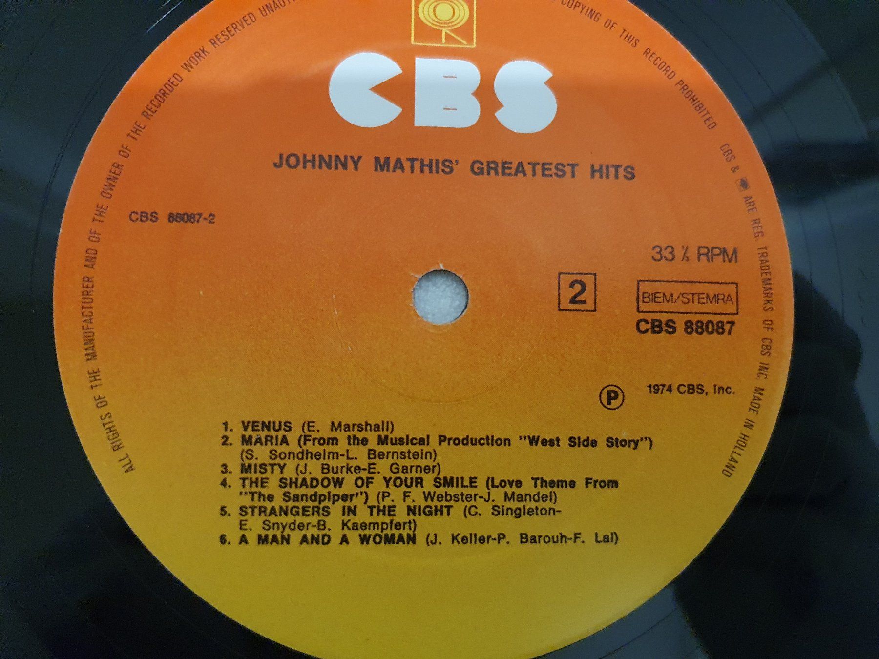 Dischi in vinile: Johnny Mathis – Johnny Mathis' Greatest Hits / 2 LP`s – Usato da Uster venduto da Vinyl-Leidenschaft 6