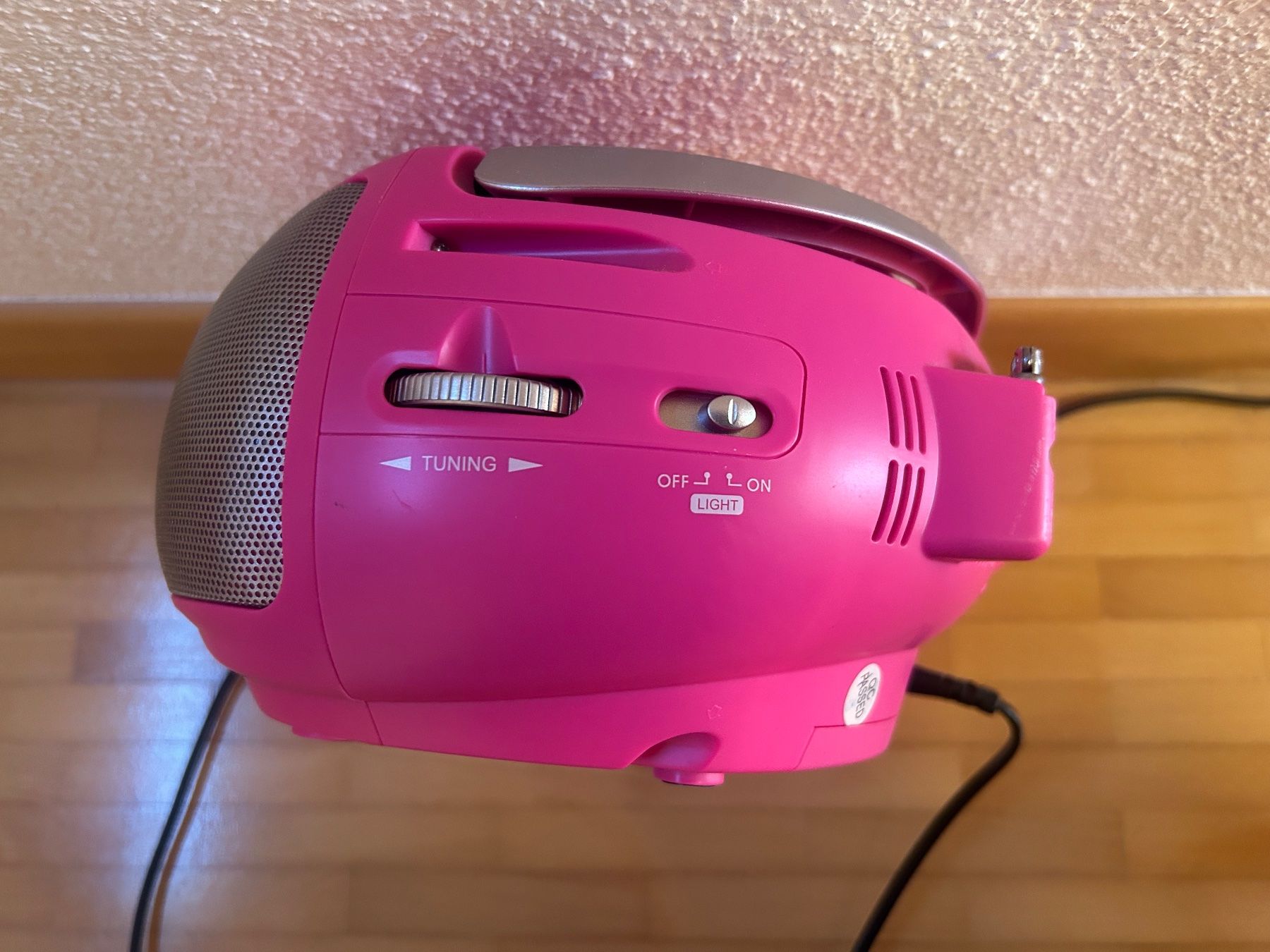 Multimediaplayer & Streamer: Radio/CD Player Pink mit Lichtfunktion – Gebraucht aus Oberarth von gislerku 4
