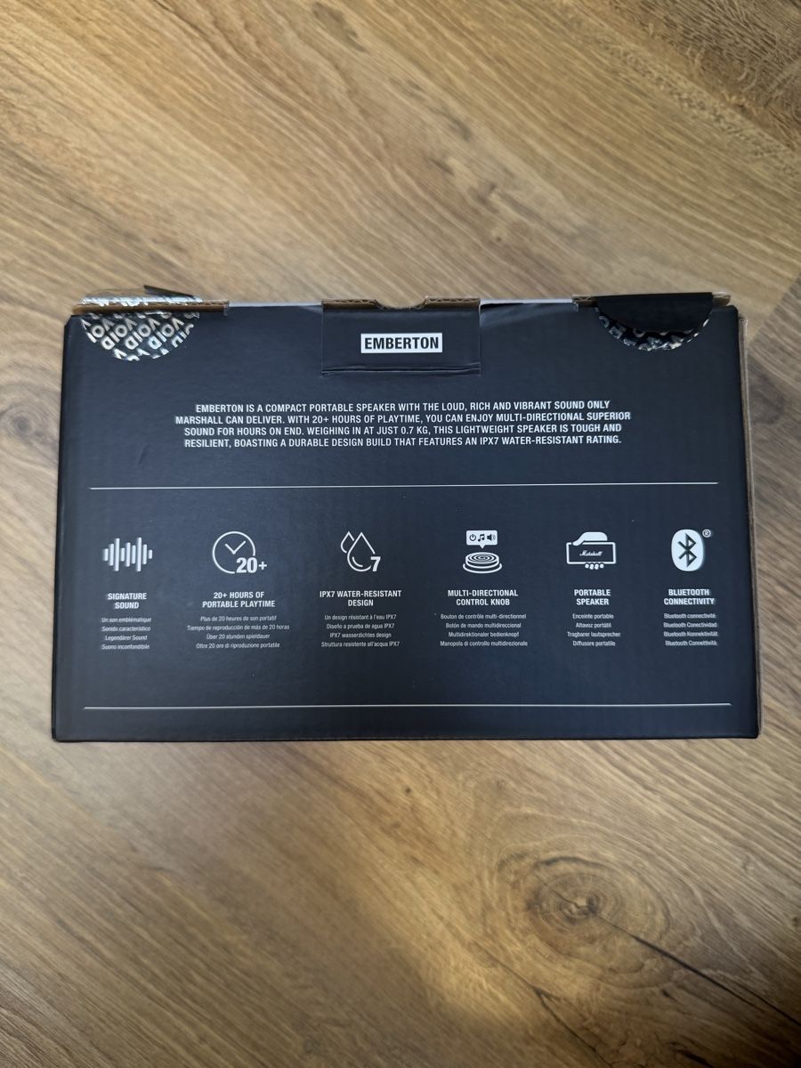 Marshall Casse acustiche: Marshall Emberton Bluetooth Lautsprecher – Usato da Bassersdorf venduto da Stanleykubrick98 1