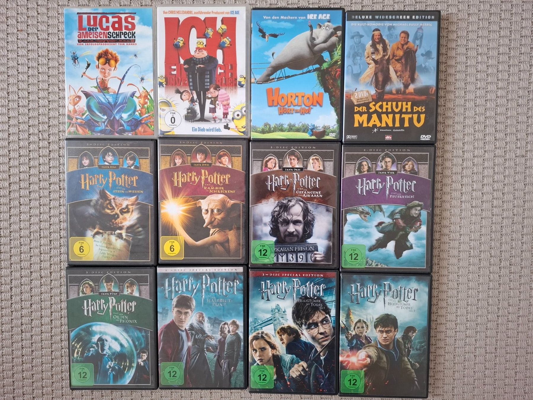 Tutti i DVDs: Harry Potter DVD & andere Filme – Usato da Utzenstorf venduto da ruby_100