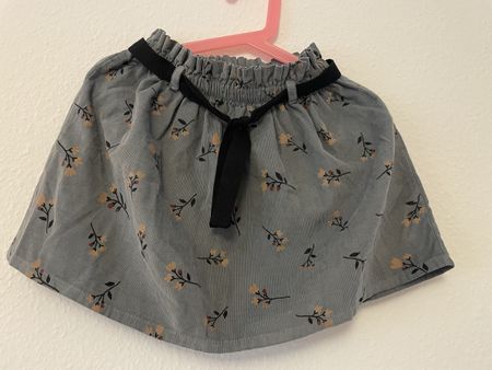 Buho Cord Rock mit Blumen Gr 6 Jahre