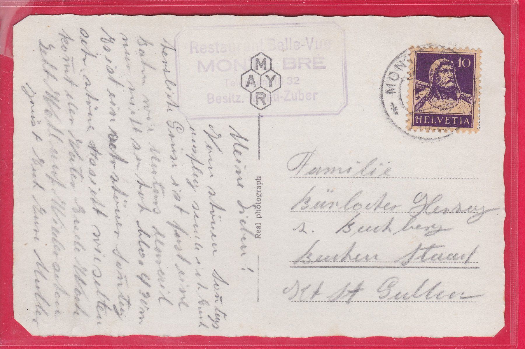 Cartes postales: LUGANO, FUNICOLARE DEL MONTE BRÈ – D'occasion à Oberrieden par Gebirgsstelze 1