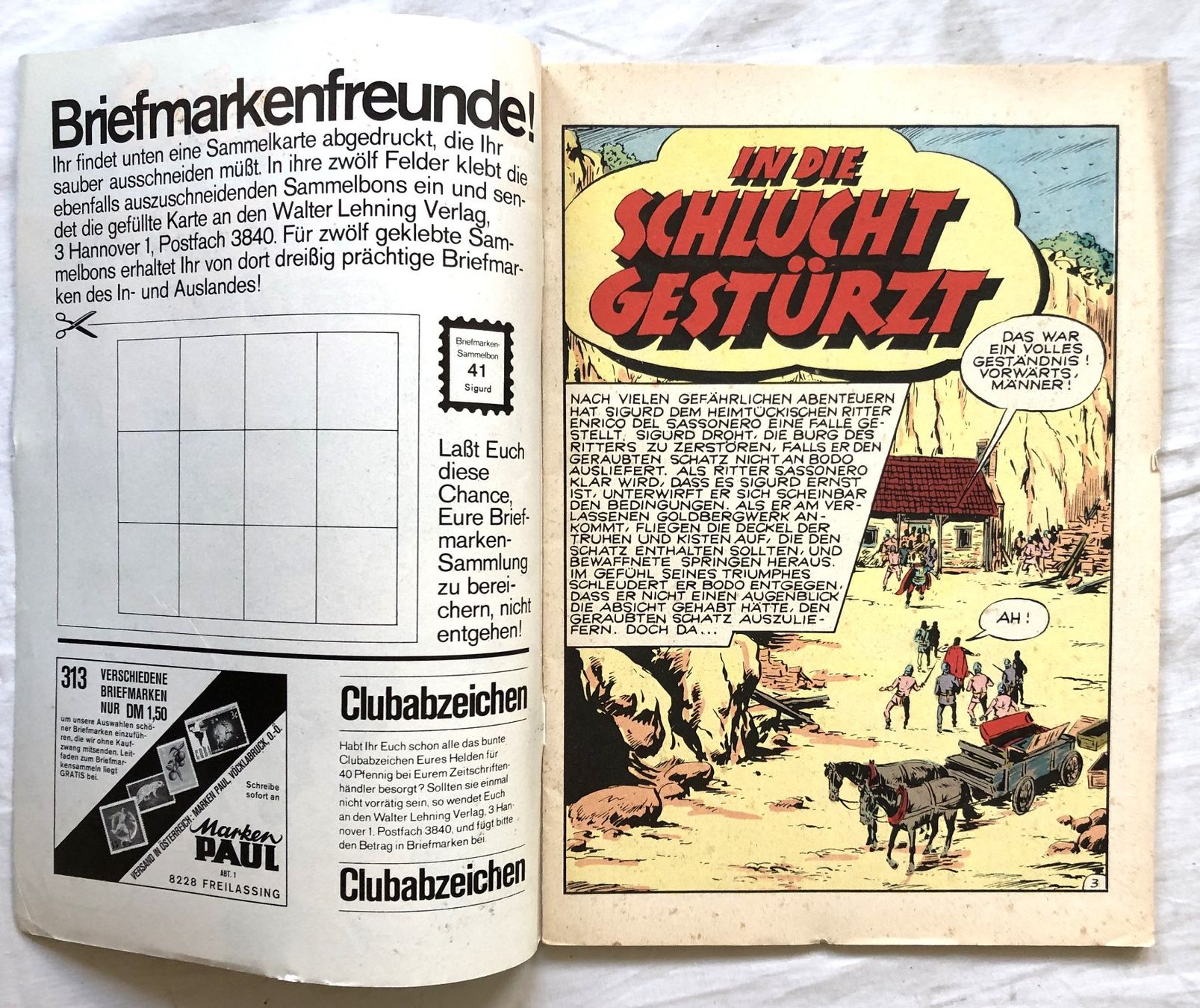 Comics: SIGURD - DER RITTERLICHE HELD - Nr.240 – Gebraucht aus Schaffhausen von durruti 1