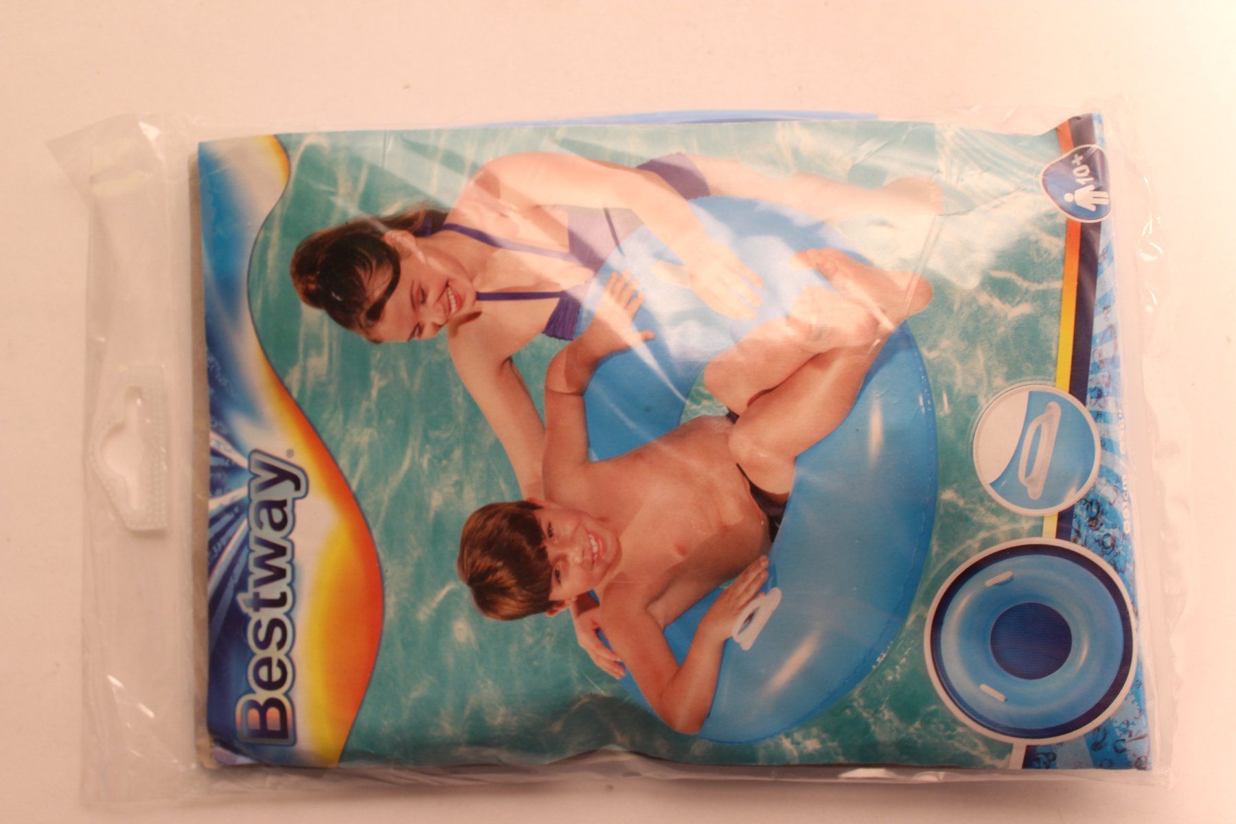 Schwimmringe: Schwimmring mit 2 Griffen, hellblau, 91cm – Neu und originalverpackt aus Fehraltorf von haefens 2