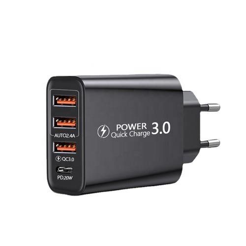 Caricabatterie: 3USB + Typ-C Ladegerät – Nuovo e nell'imballaggio originale da Liestal venduto da OMAROSHOP 2