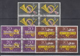CH N° 291 - 293 bloc de 4 oblitéré