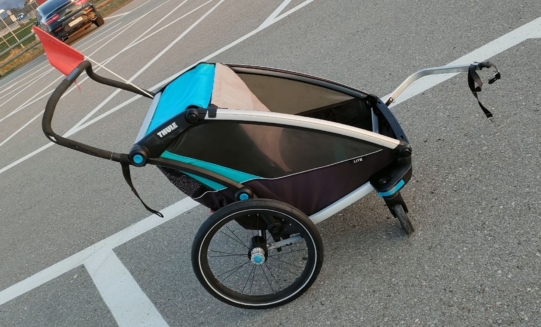 Thule Anhänger: Thule chariot lite 2 places – Gebraucht aus Riaz von Tobydesmonts