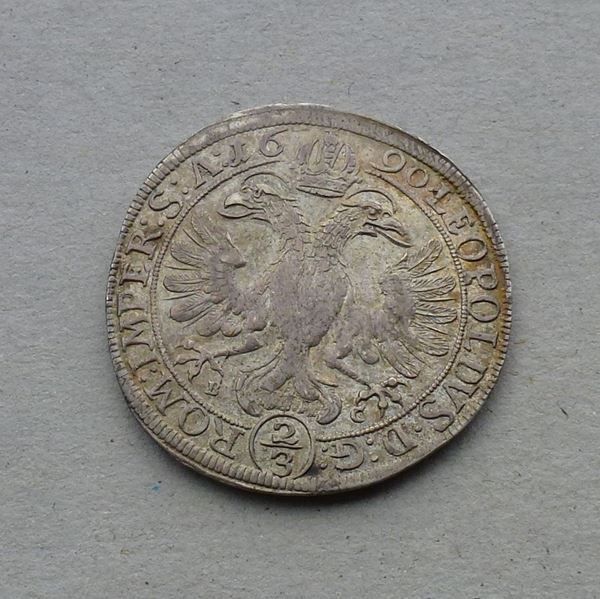 Toutes les monnaies: Graubünden ++ 2/3 Taler 1690 – D'occasion à Walkringen par Casablanca777