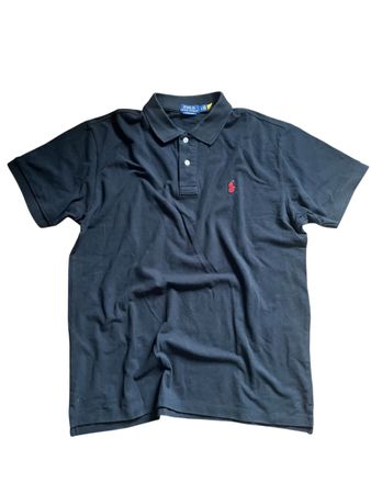 Polo Ralph Lauren custom slim fit noir taille XL