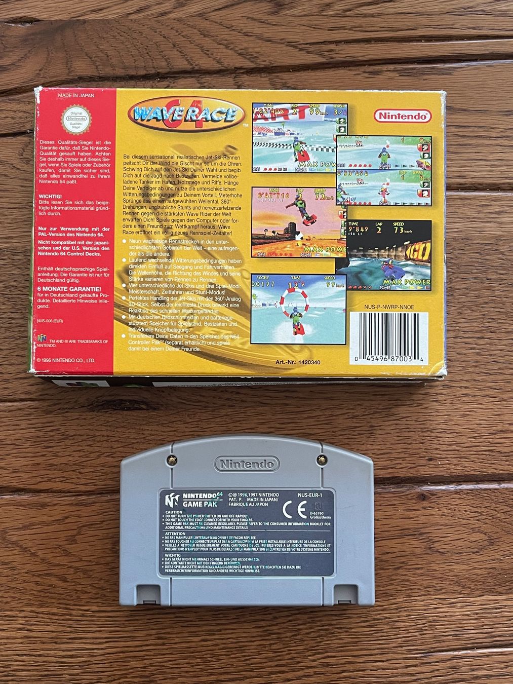 Giochi: Nintendo 64 Wave Race in OVP gebraucht – Usato da Zuerich venduto da Dorsi 1