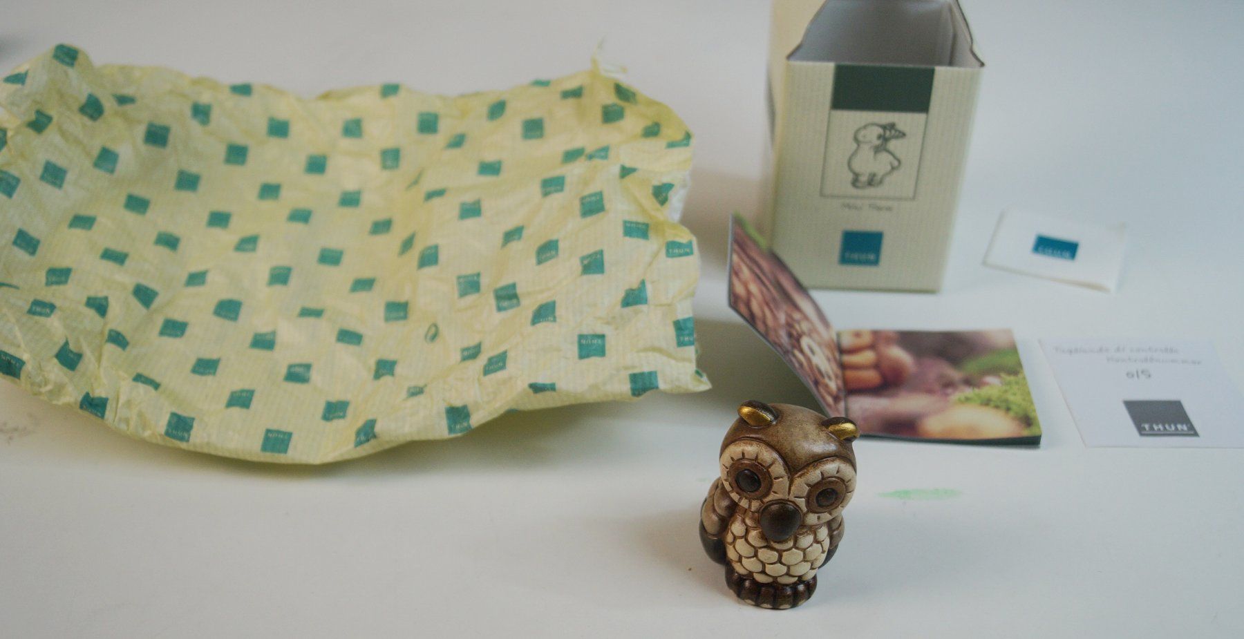 Figuren: THUN Eule mit Originalverpackung "Minitiere des Waldes" – Gebraucht aus Härkingen von sammelbecken 2