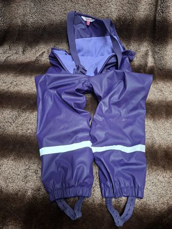 Gr. 110 Migros Kids Gefütterte Regenhose Lila Violett