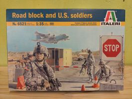 Italeri, No. 6521, Blocage de route et soldats U.S.! NOS