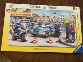 Ravensburger Puzzle Einsatz der Polizei 15 Teile 3+