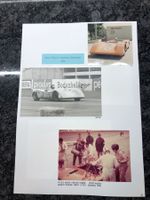 5 Fotos, Eigenbau Rennwagen Sportwagen 1969; BMW 2002, Alpin