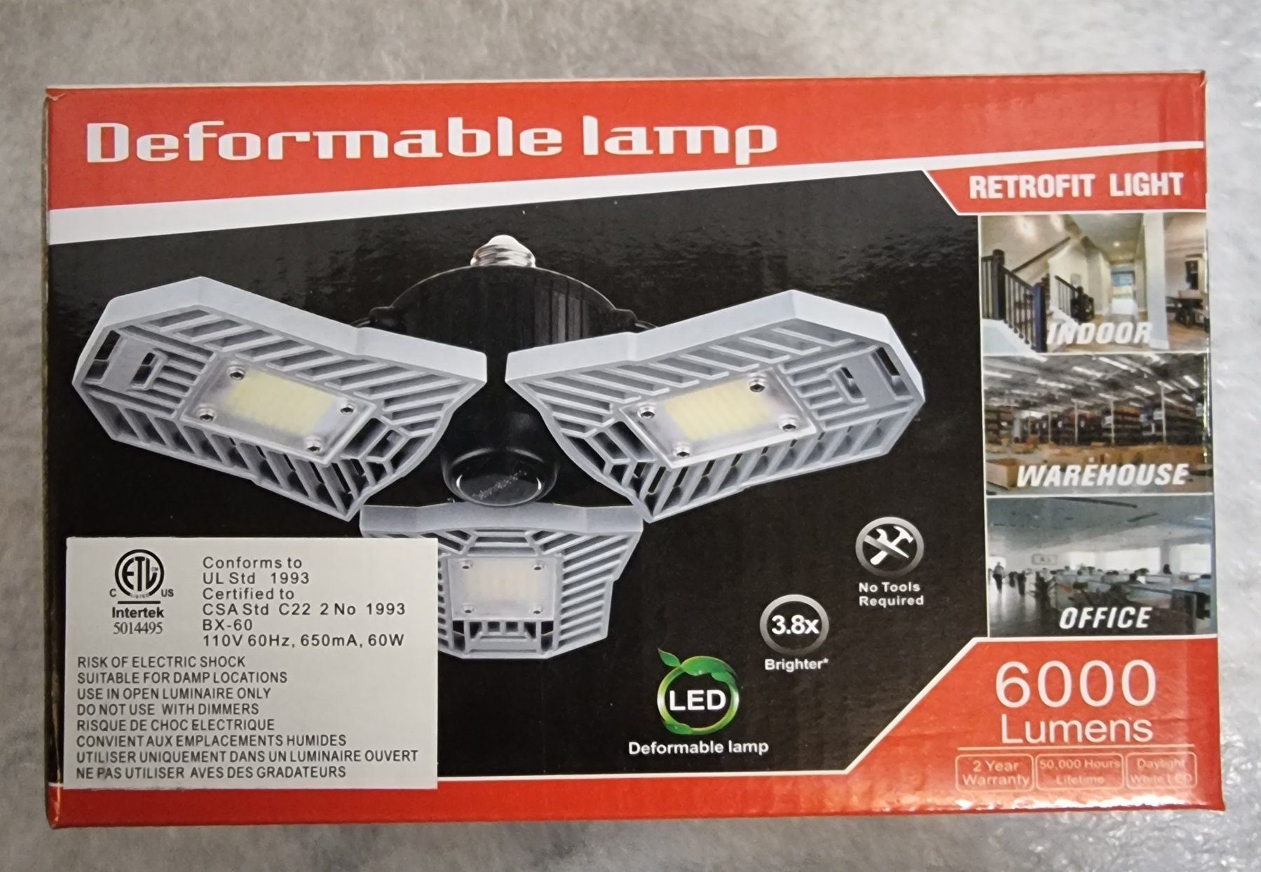Lampes: Deformable Lamp LED – Neuf avec emballage d'origine à Ermenswil par Walkest 2