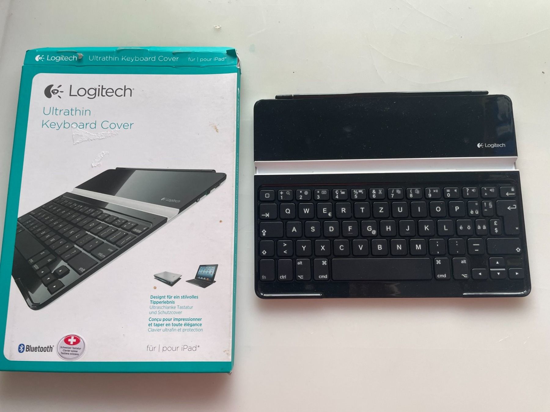 Logitech Tastiere: Logitech Ultrathin Keyboard Cover – Nuovo (secondo la descrizione) da Madiswil venduto da Stratosteve