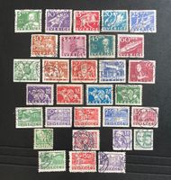 Lot Schweden (1932-1938), 30 Werte #