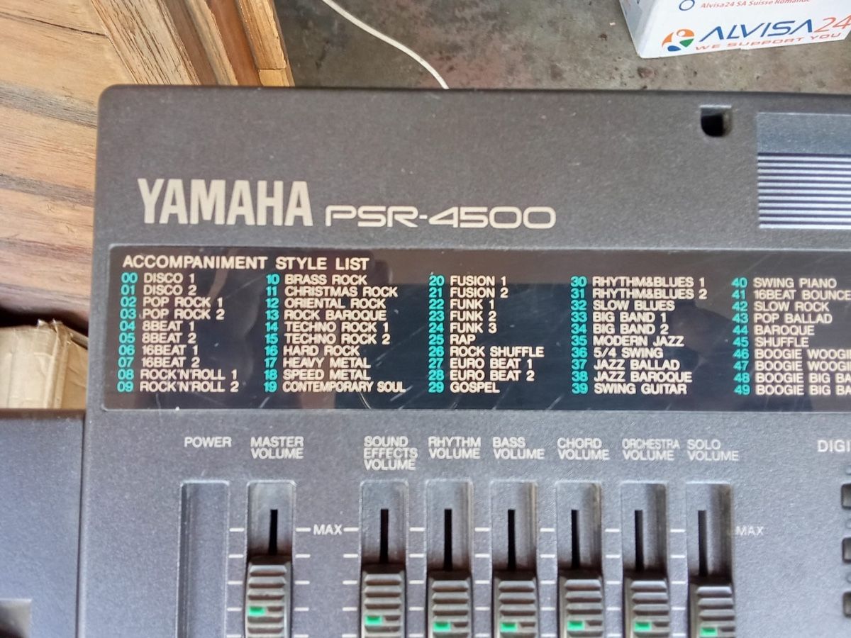 Yamaha Strumenti musicali: Yamaha PSR 4500  – Usato da Obermumpf venduto da davetattoo 1