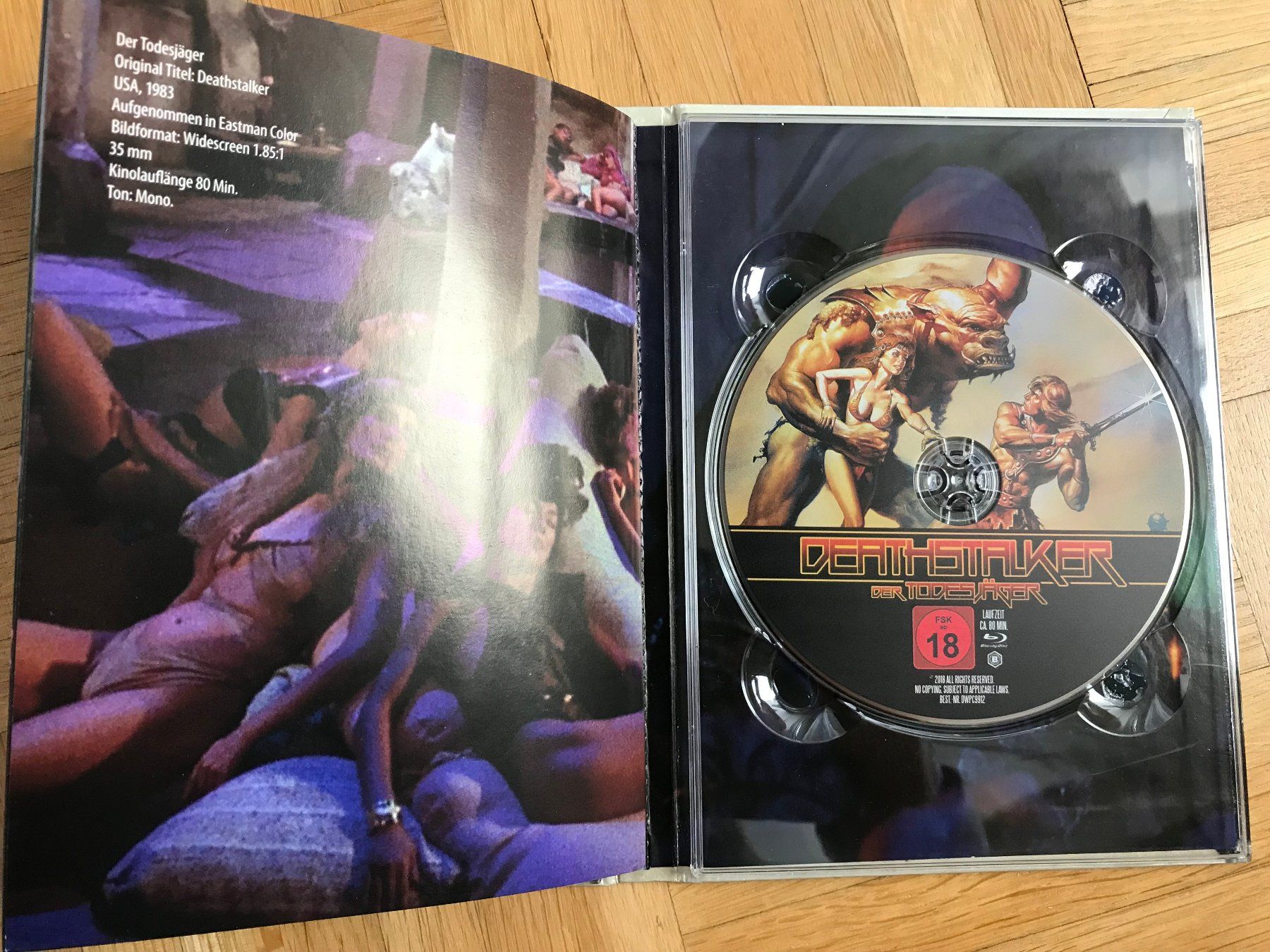 Tutti i DVDs: Deathstalker - Mediabook - Blu-ray + DVD – Nuovo (secondo la descrizione) da Zürich venduto da Malcom 3